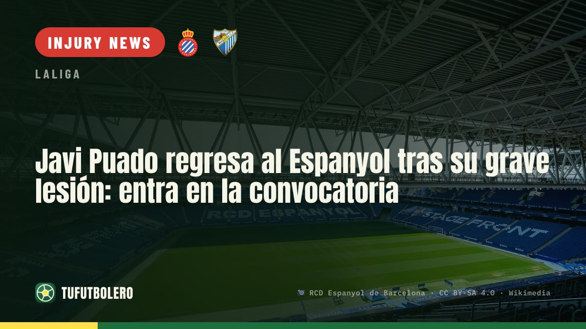 Javi Puado returns for Espanyol after serious injury, included in squad
