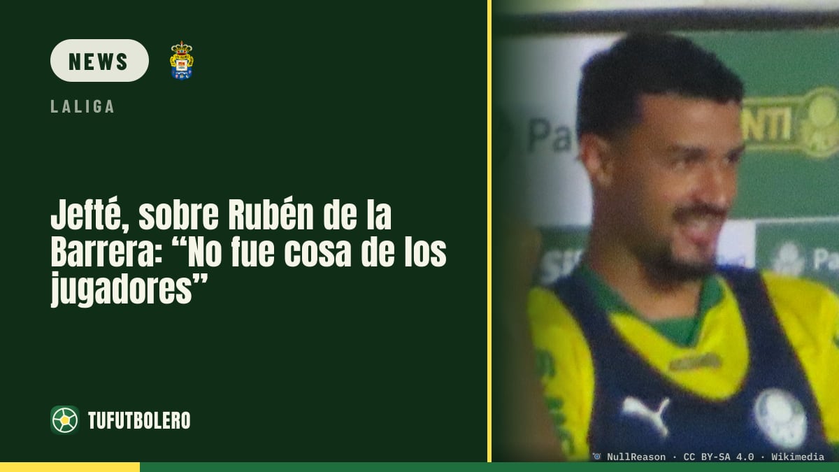Jefté on Rubén de la Barrera: “It wasn’t down to the players”