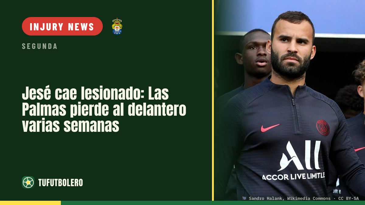 Jesé sidelined: Las Palmas face weeks out with left adductor injury