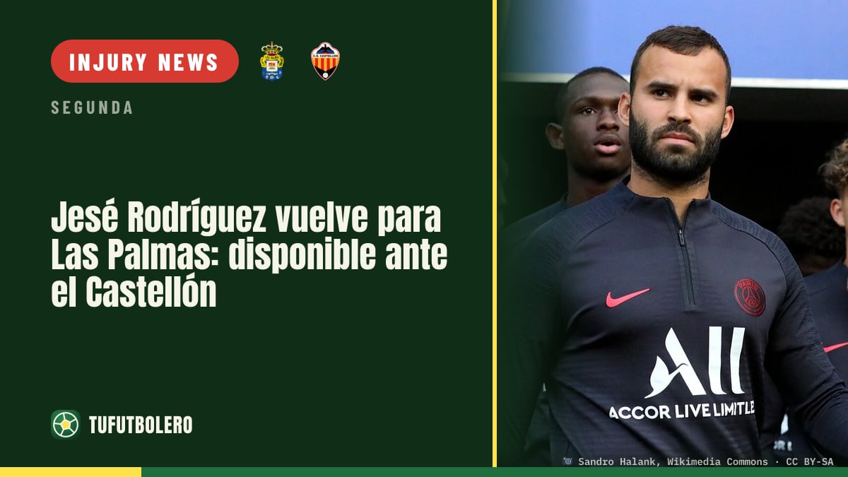 Jesé Rodríguez returns as Las Palmas face Castellón