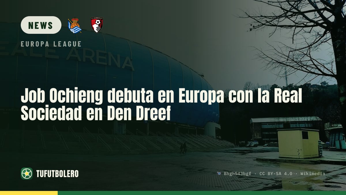 Job Ochieng makes European debut with Real Sociedad at Den Dreef