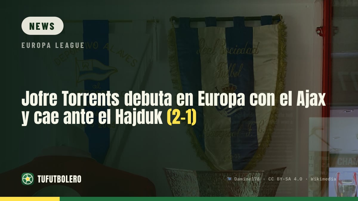 Jofre Torrents debuts in Europe for Ajax as they fall to Hajduk (2-1)