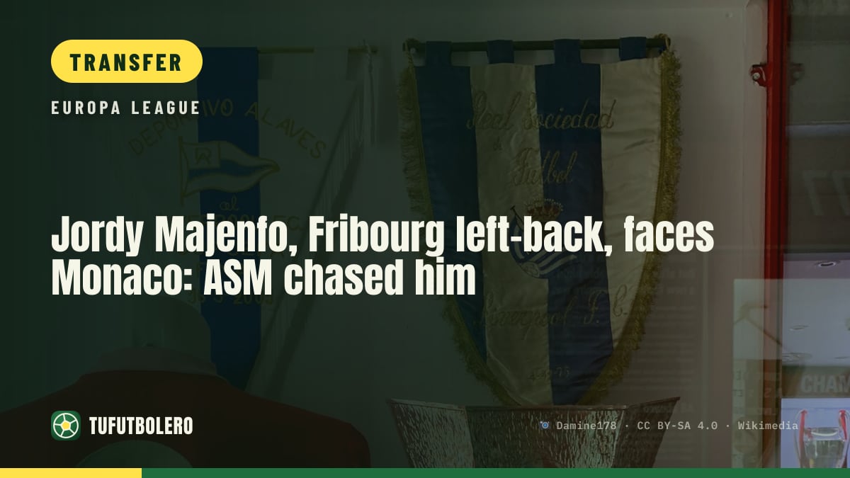 Jordy Majenfo, Fribourg left-back, faces Monaco: ASM chased him