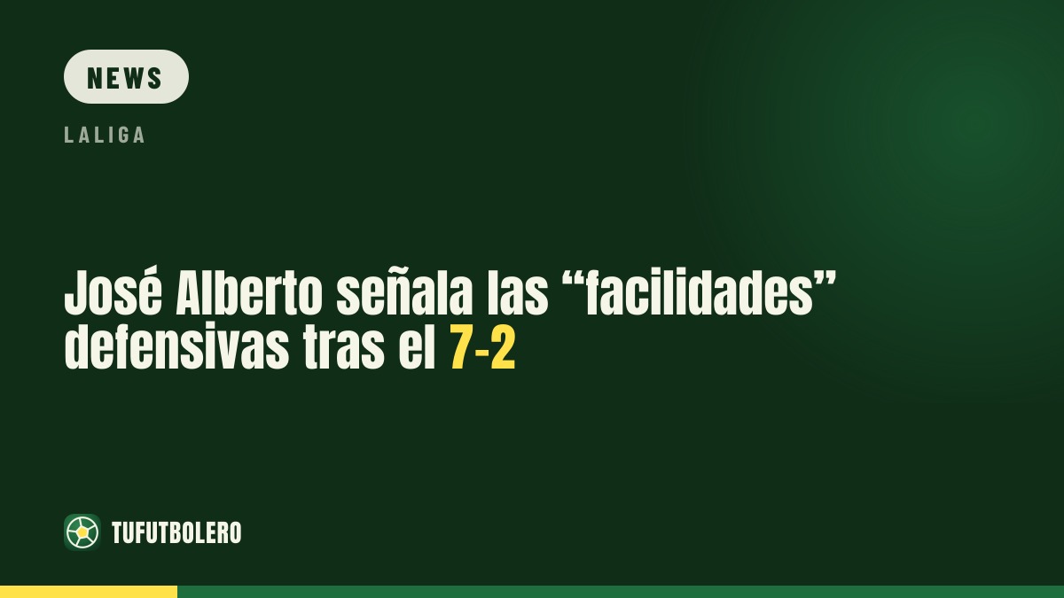 José Alberto blames defensive “facilities” after 7-2