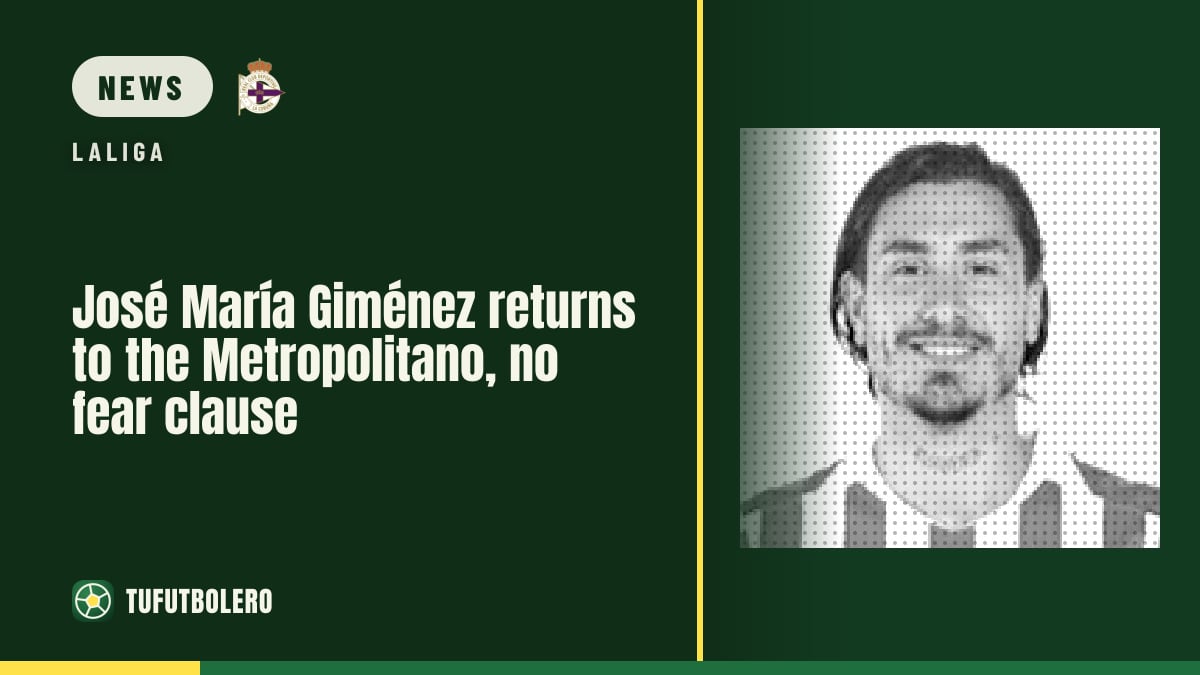 José María Giménez returns to the Metropolitano, no fear clause