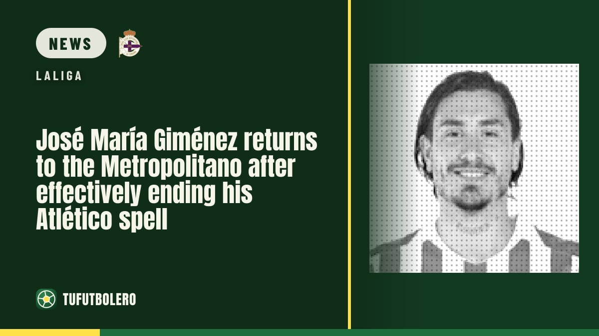 José María Giménez returns to the Metropolitano after effectively ending his Atlético spell
