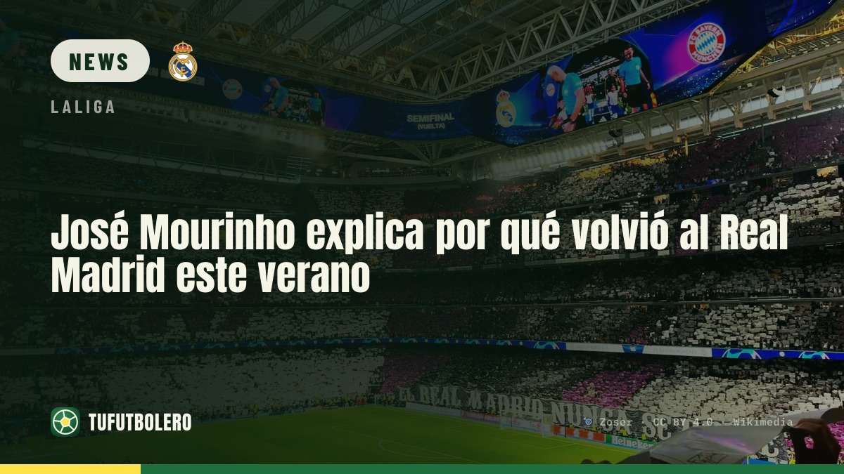 José Mourinho explains why he returned to Real Madrid this summer