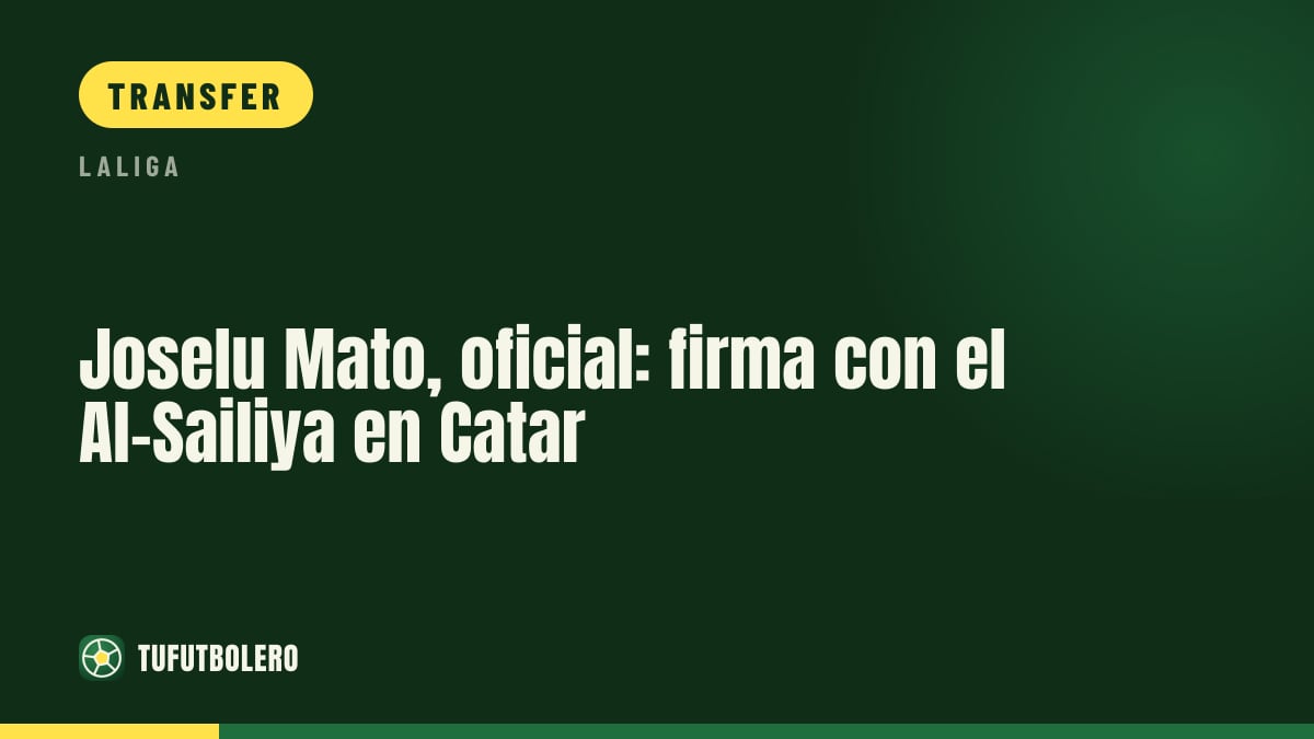 Joselu Mato is official: joins Al-Sailiya in Qatar