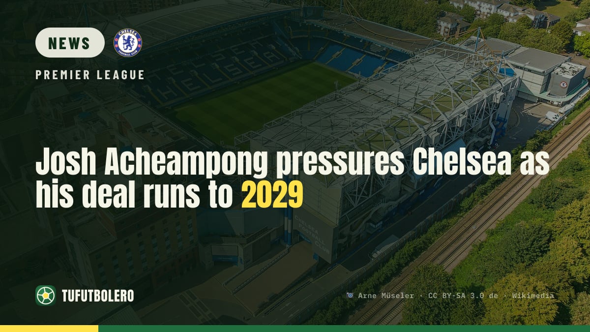 Josh Acheampong pressures Chelsea as his deal runs to 2029