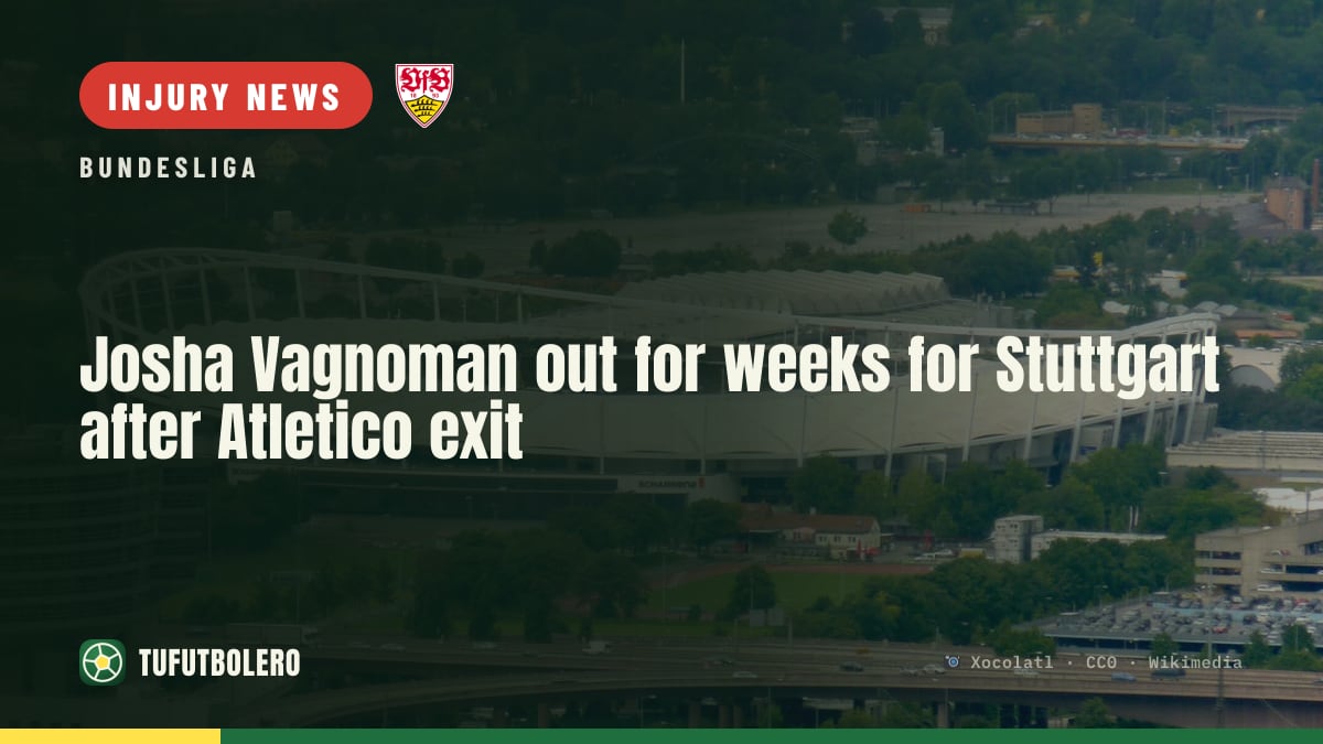 Josha Vagnoman out for weeks for Stuttgart after Atletico exit
