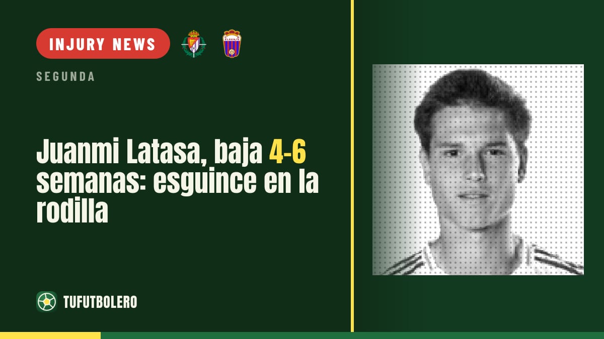 Juanmi Latasa out 4-6 weeks with left knee sprain