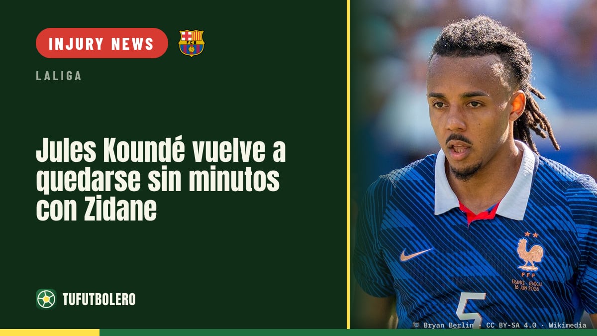 Jules Koundé gets no minutes again under Zidane