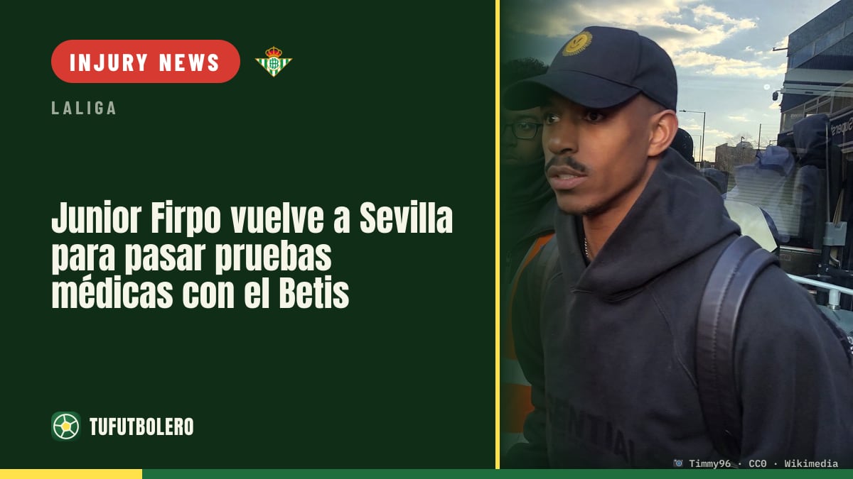 Junior Firpo returns to Seville for medical exams with Real Betis