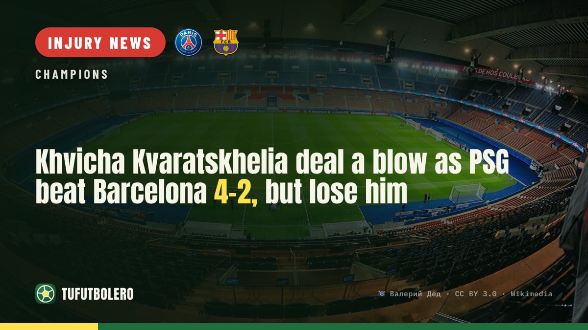 Khvicha Kvaratskhelia deal a blow as PSG beat Barcelona 4-2, but lose him