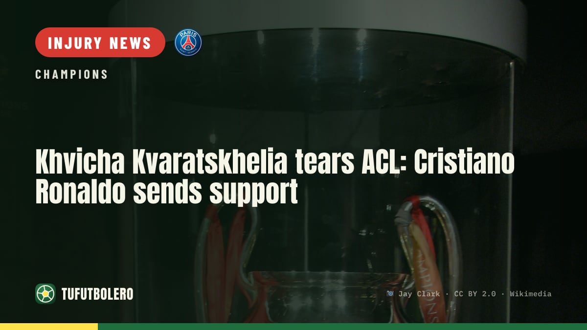 Khvicha Kvaratskhelia tears ACL: Cristiano Ronaldo sends support