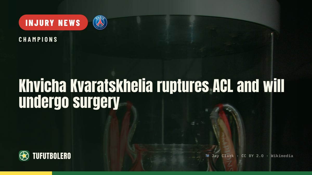 Khvicha Kvaratskhelia ruptures ACL and will undergo surgery
