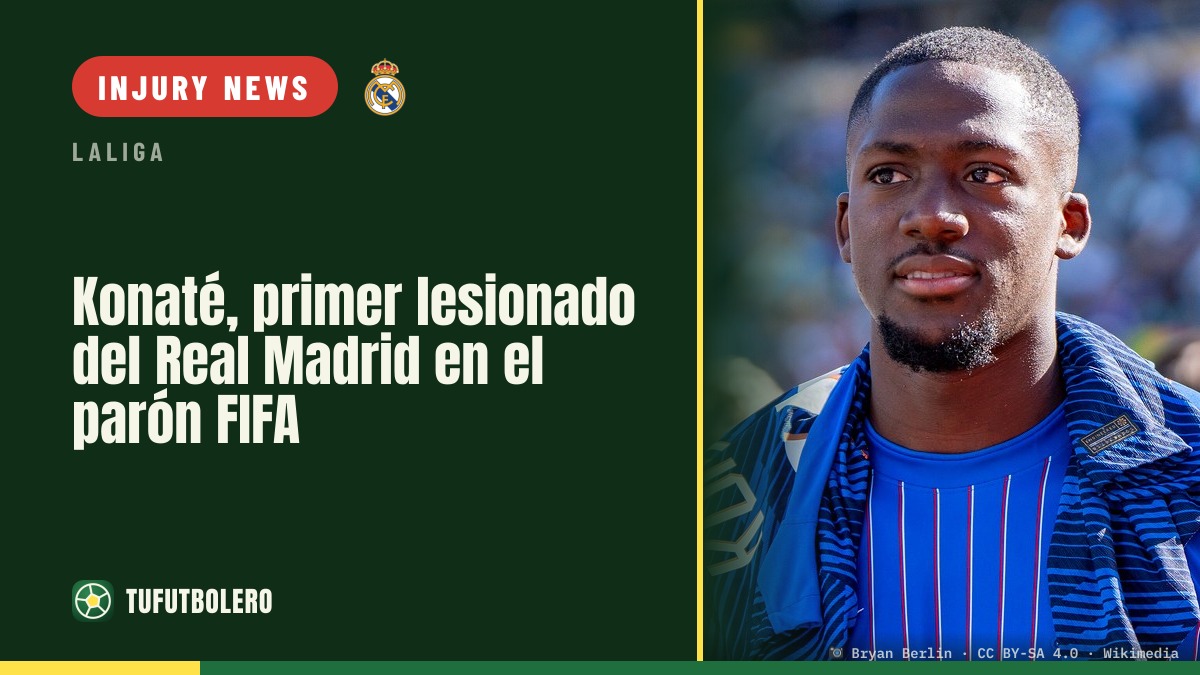 Konaté becomes Real Madrid’s first injury in FIFA break