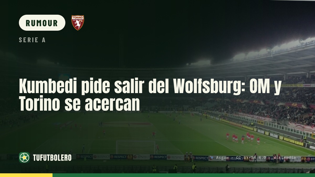 Kumbedi pushes to leave Wolfsburg as OM and Torino probe