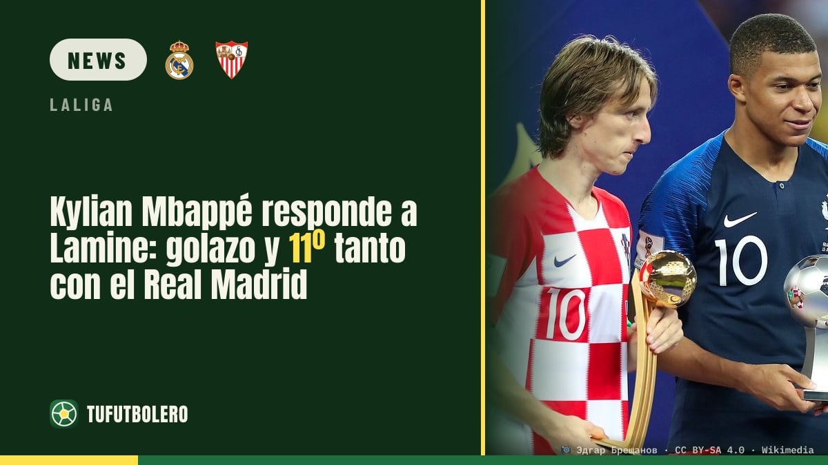 Kylian Mbappé replies to Lamine with a standout goal for Real Madrid