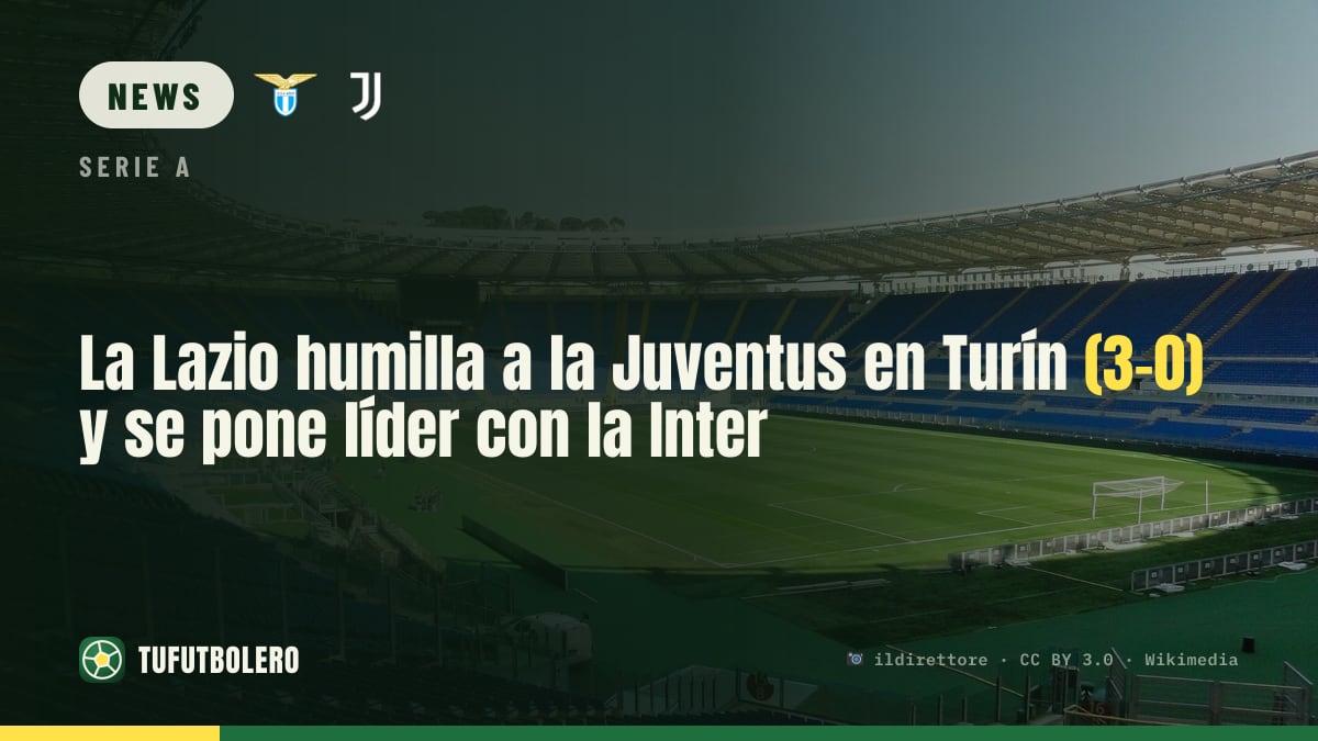 Lazio rout Juventus 3-0 in Turin and level on top with Inter