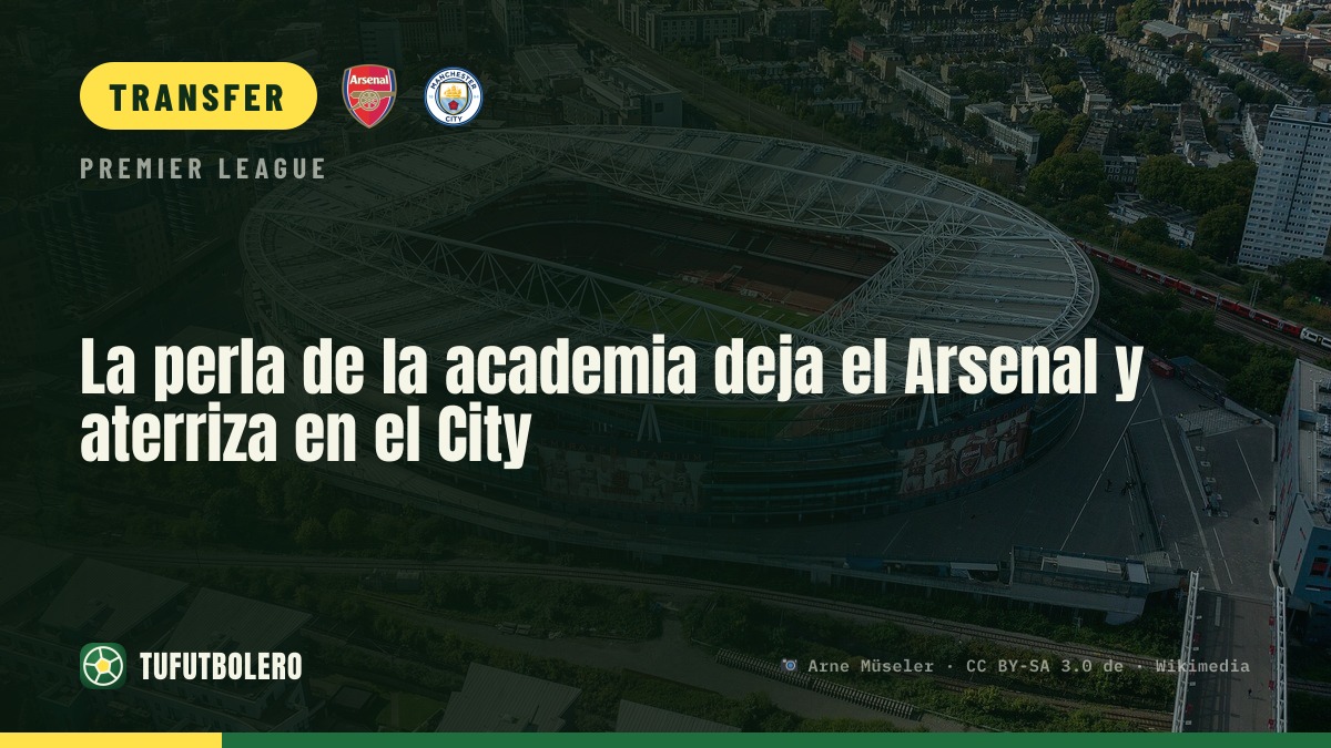 Academy star leaves Arsenal for Manchester City