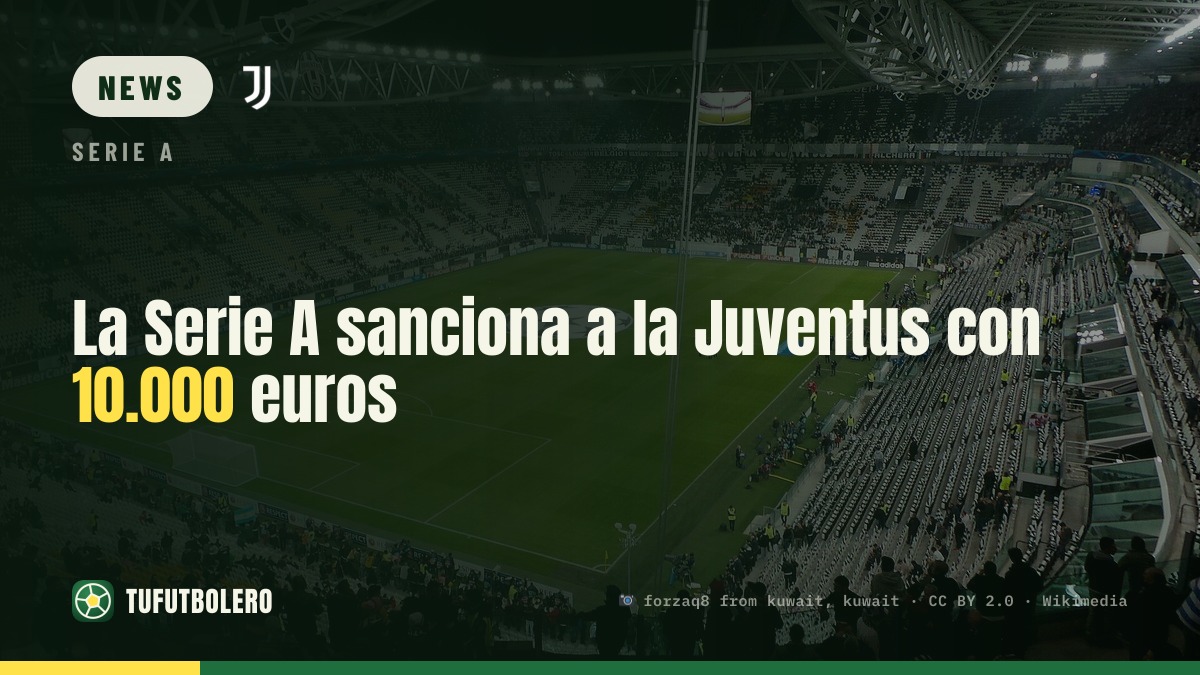 Serie A fines Juventus €10,000