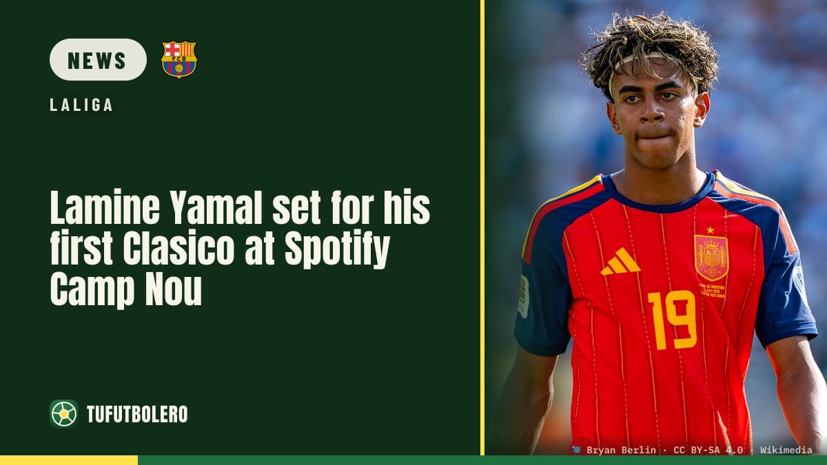 Lamine Yamal set for his first Clasico at Spotify Camp Nou