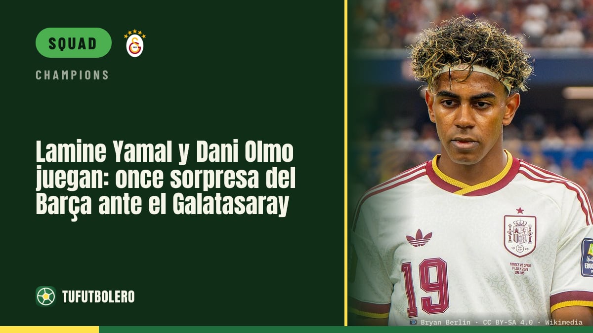 Lamine Yamal and Dani Olmo start as Barça name a surprise XI vs Galatasaray