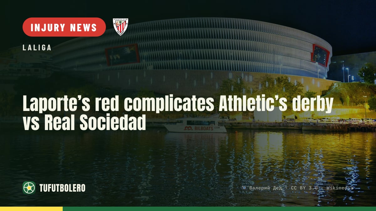 Laporte’s red complicates Athletic’s derby vs Real Sociedad