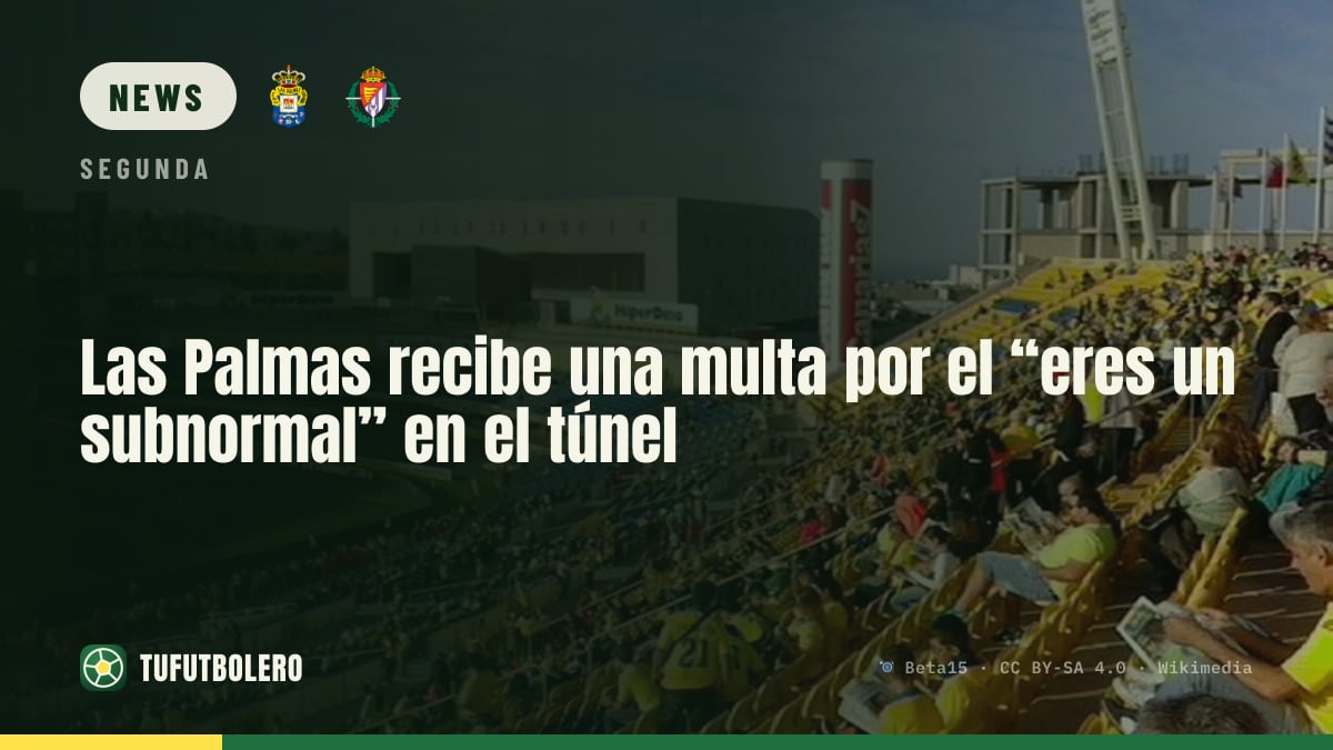 Las Palmas fined after “you’re a moron” incident in the tunnel
