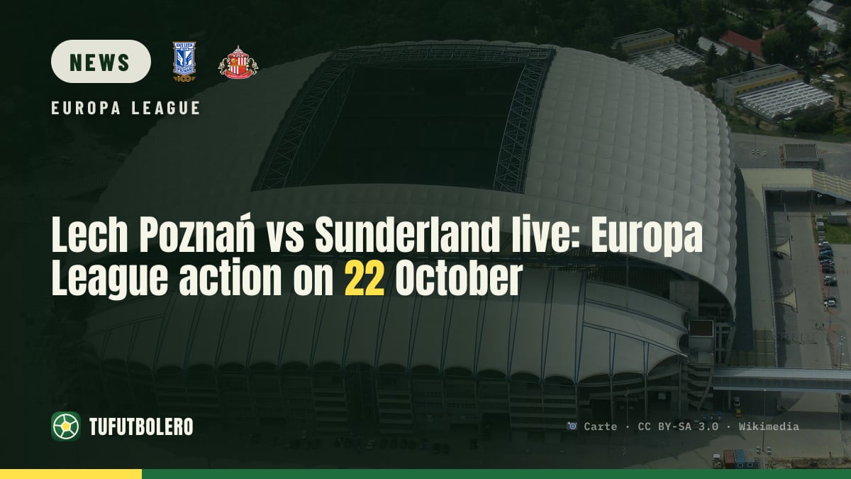 Lech Poznań vs Sunderland live: Europa League action on 22 October