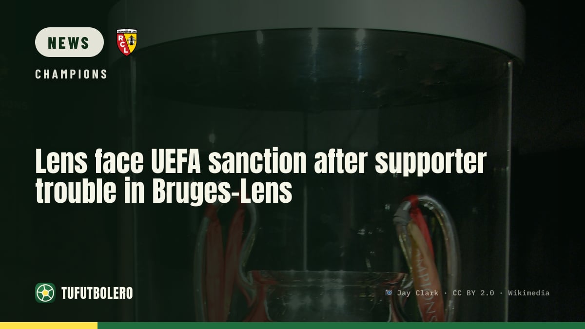 Lens face UEFA sanction after supporter trouble in Bruges-Lens