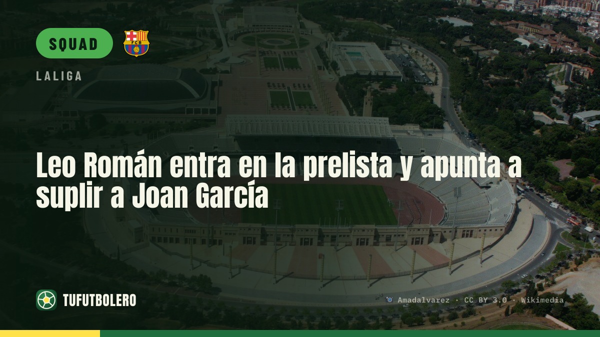 Leo Román in Spain’s preliminary squad as cover for Joan García