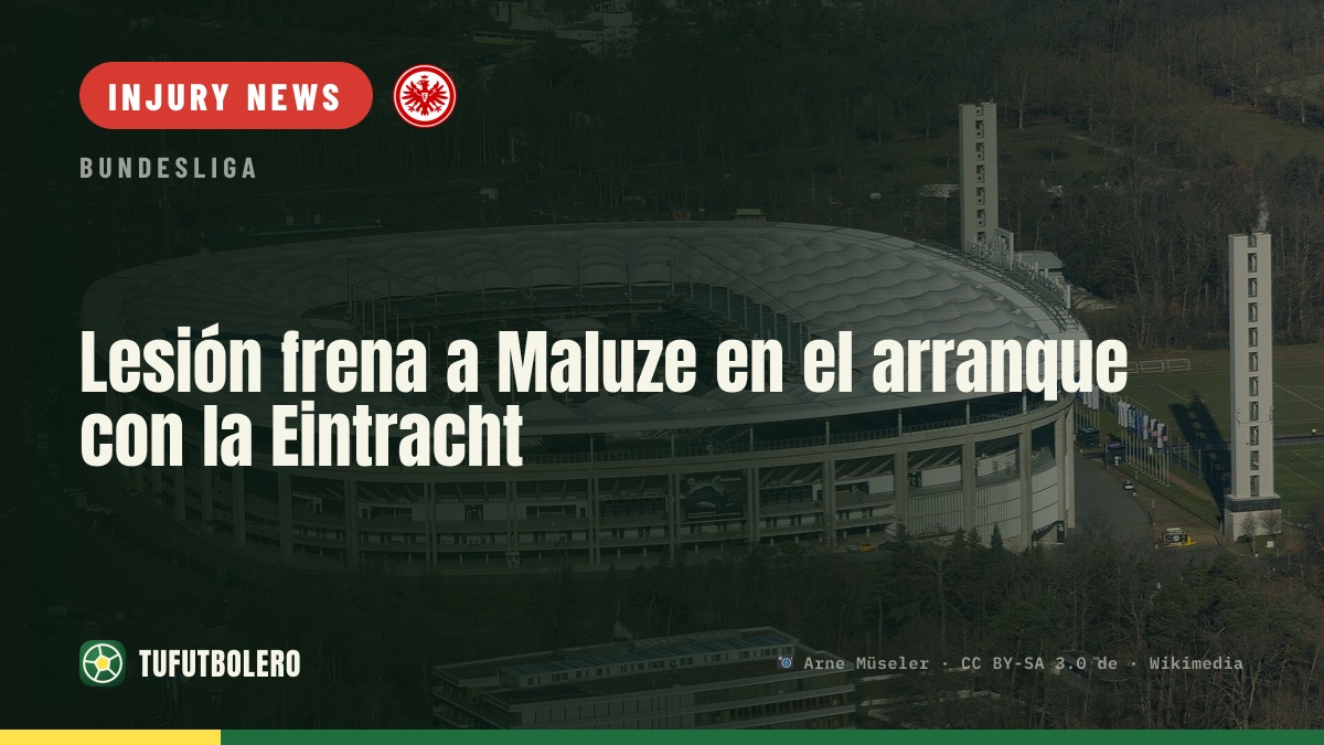 Injury stalls Maluze’s fast start at Eintracht Frankfurt