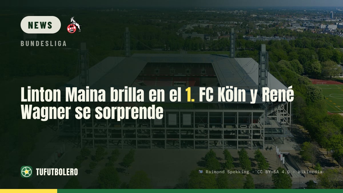 Linton Maina shines for 1. FC Köln and René Wagner is impressed