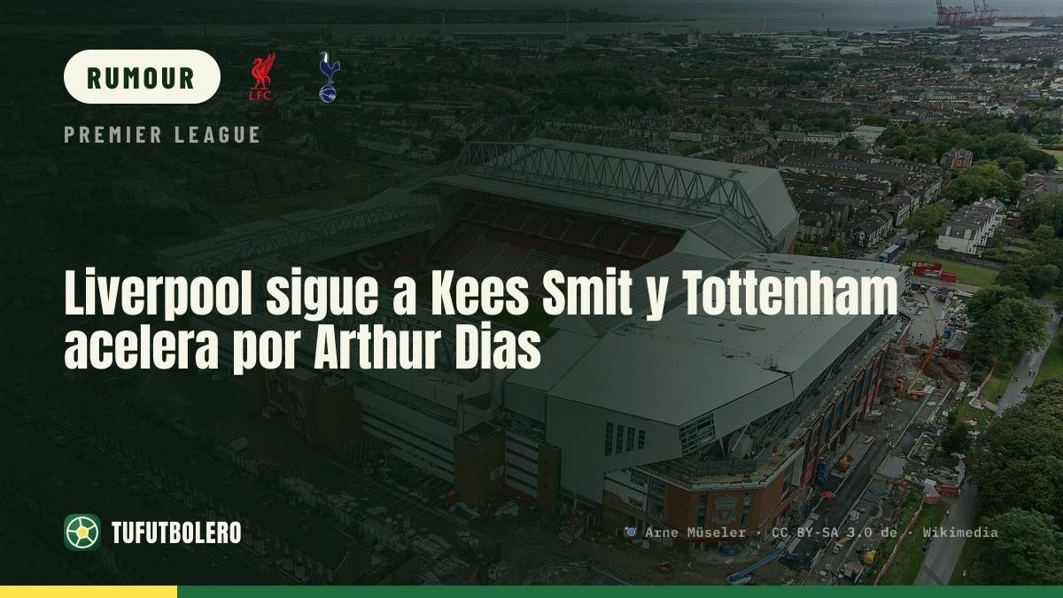 Liverpool track €51.5m-rated Smit as Tottenham press for Arthur Dias