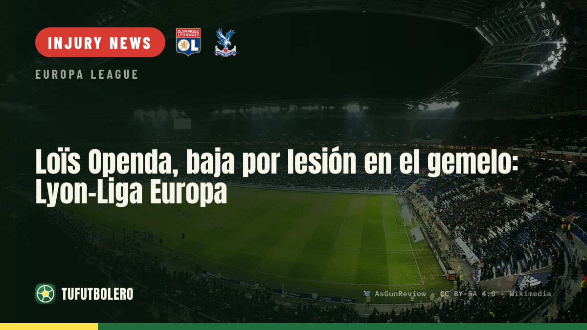 Loïs Openda ruled out with right-calf injury for Lyon in Europe
