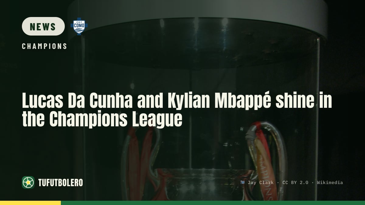 Lucas Da Cunha and Kylian Mbappé shine in the Champions League