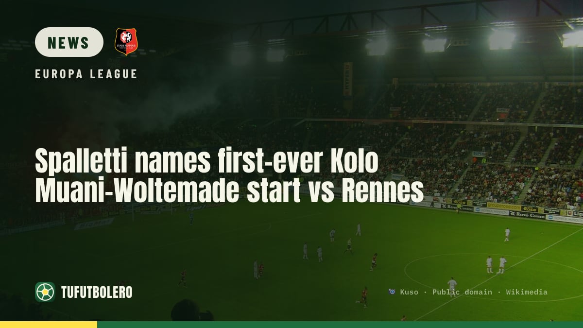 Spalletti names first-ever Kolo Muani-Woltemade start vs Rennes