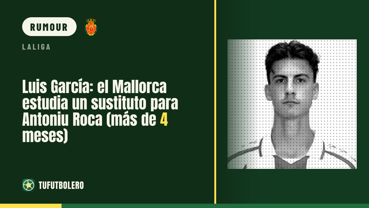 Luis García: Mallorca may sign a replacement for Antoniu Roca (over four months out)