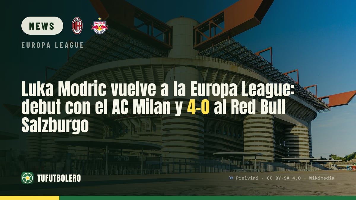 Luka Modrić returns to Europa League with AC Milan after nearly 15 years
