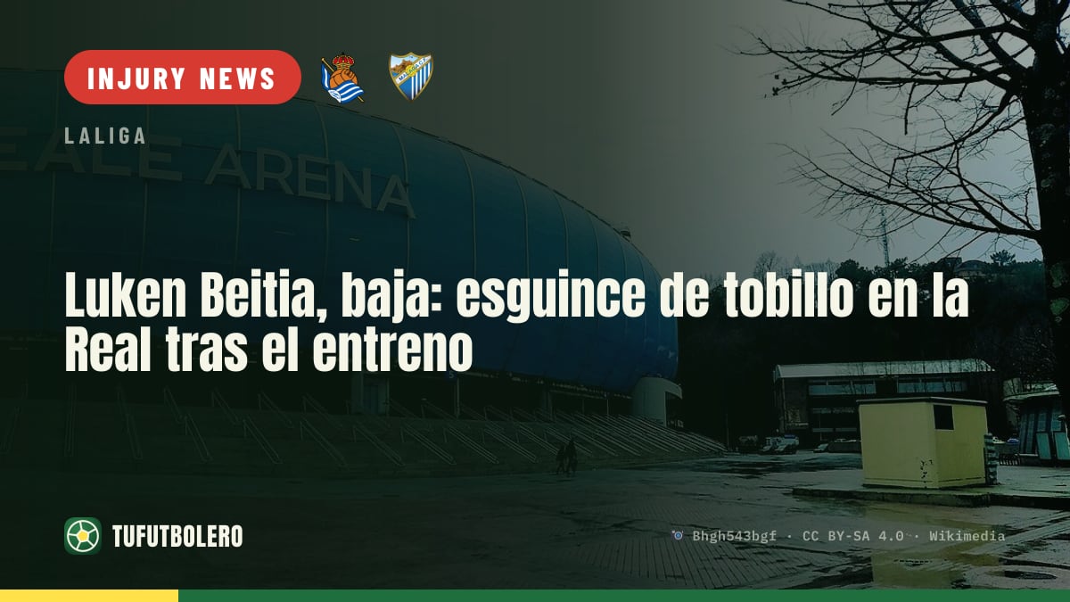 Luken Beitia rules out: ankle sprain after Real’s post-match training