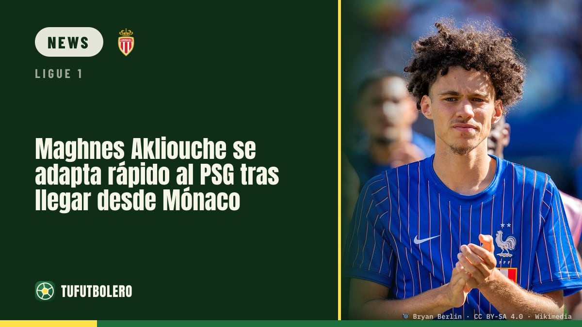 Maghnes Akliouche adapts quickly at PSG after Monaco move