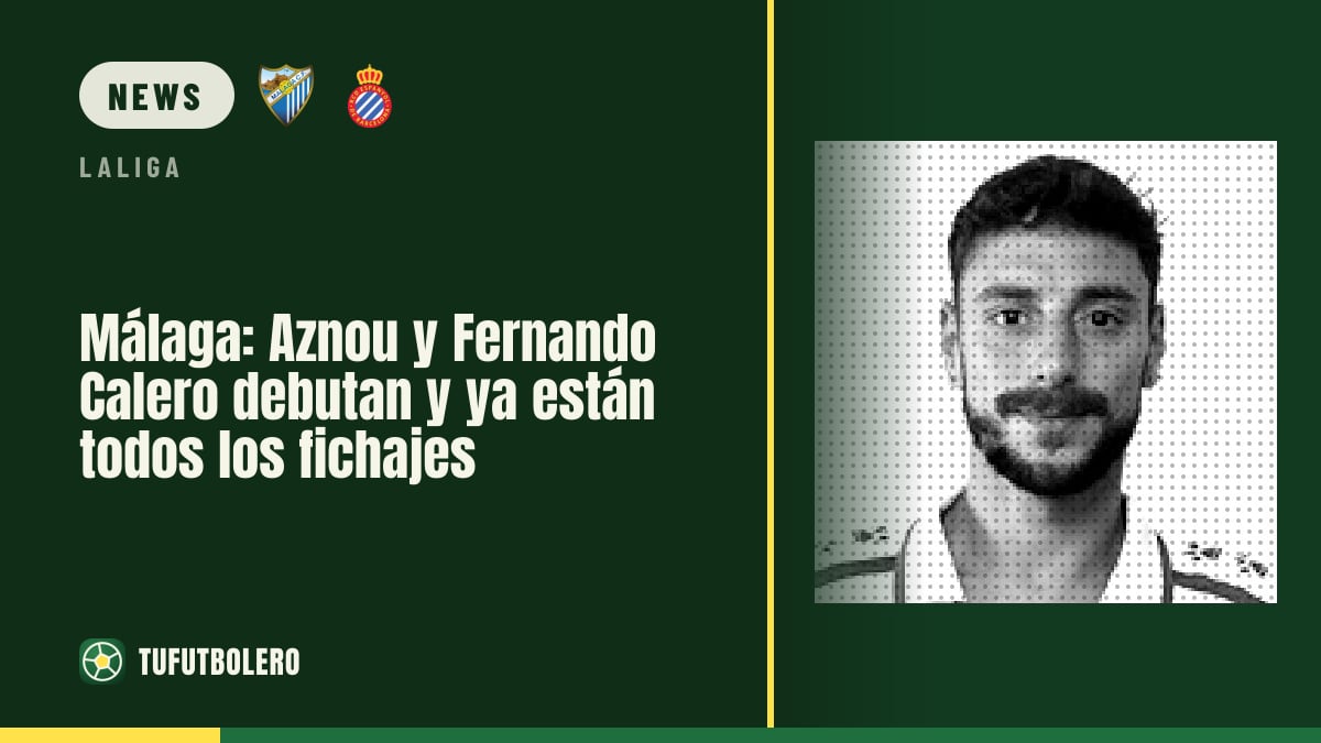 Málaga: Aznou and Fernando Calero debut as all summer signings get minutes