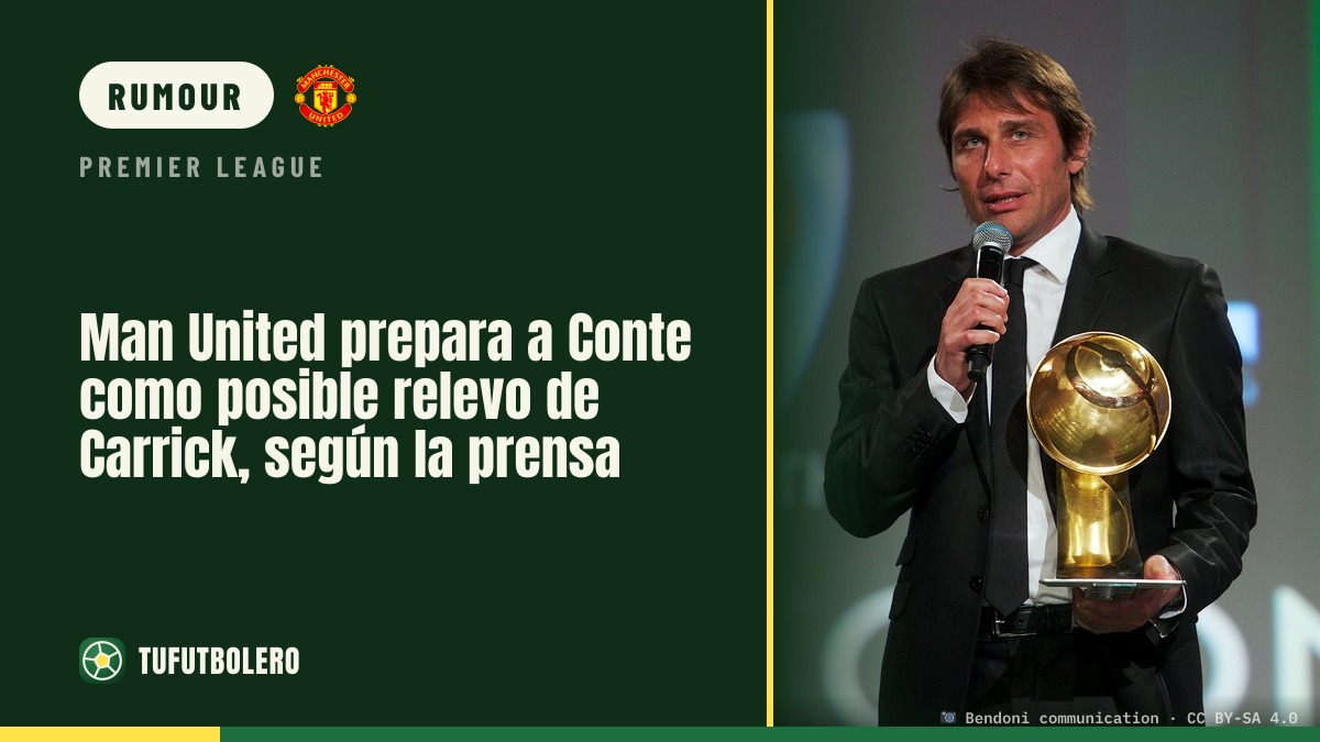 Man United eye Conte as Carrick replacement, papers claim