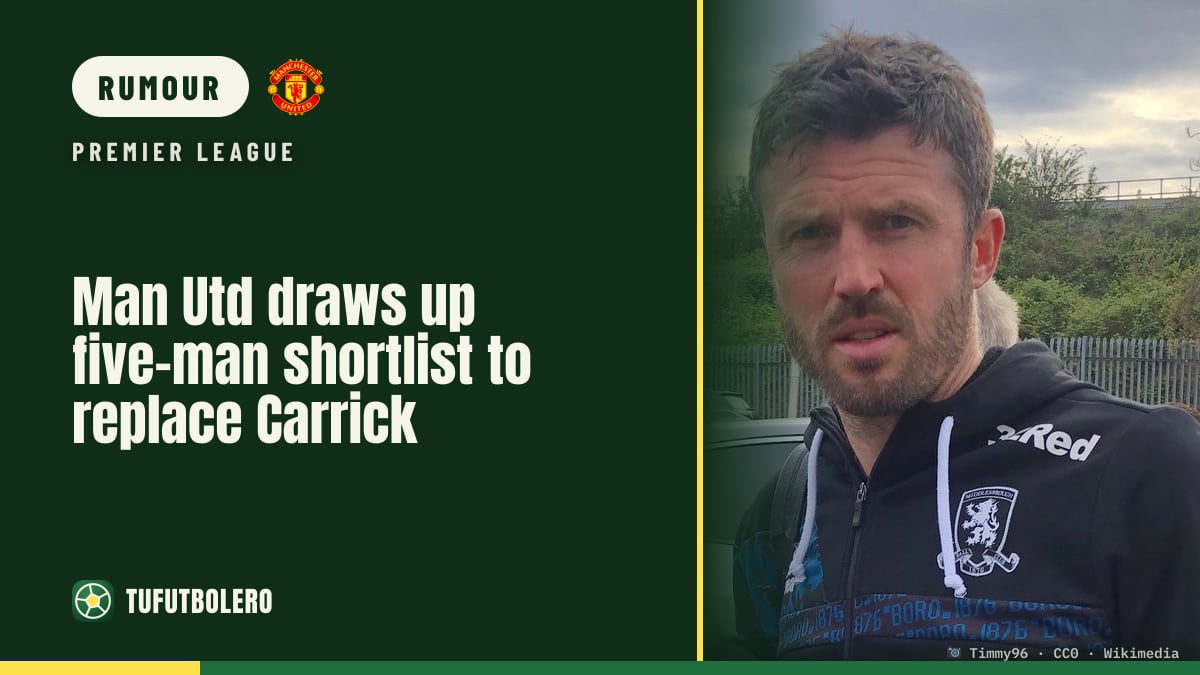 Man Utd draws up five-man shortlist to replace Carrick