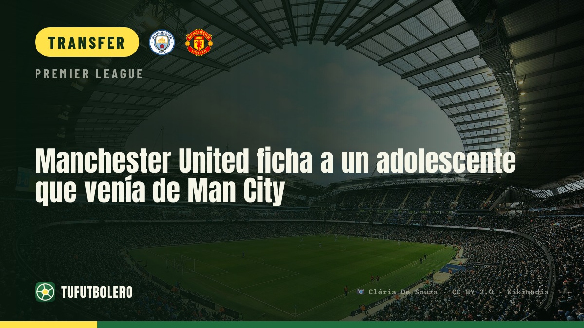 Manchester United sign a teen from Man City