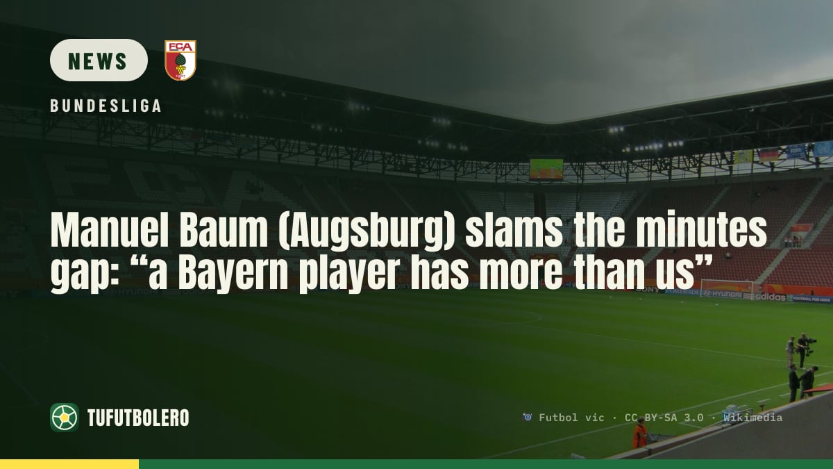 Manuel Baum (Augsburg) slams the minutes gap: “a Bayern player has more than us”