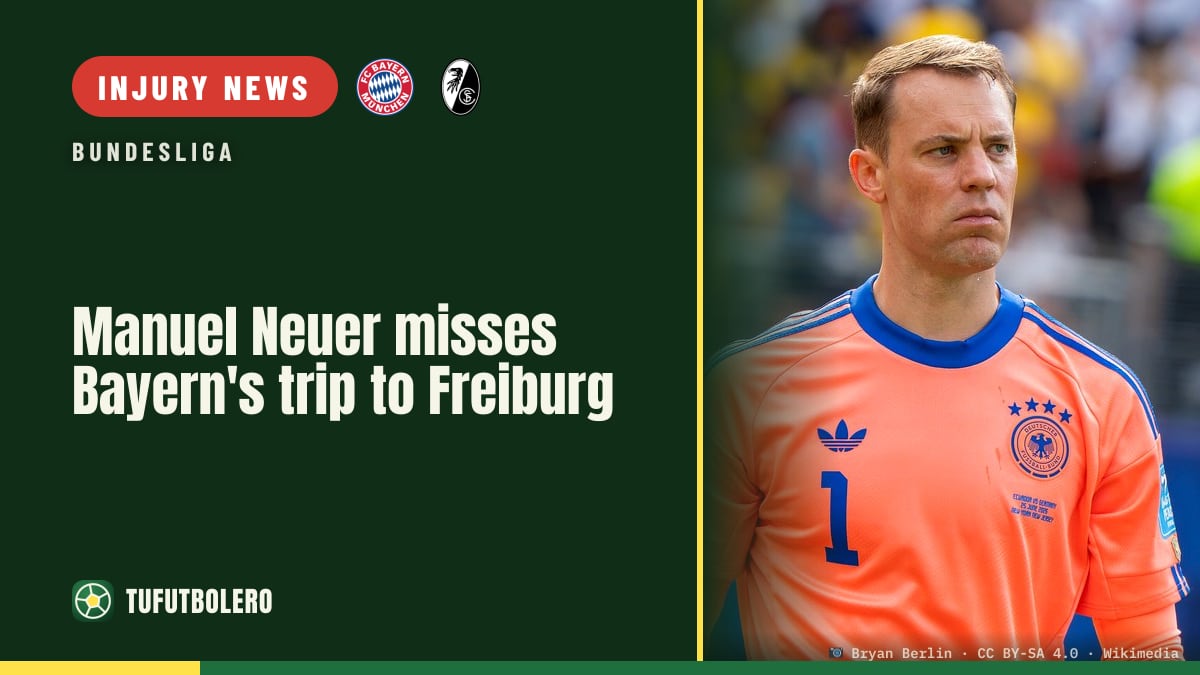 Manuel Neuer misses Bayern's trip to Freiburg
