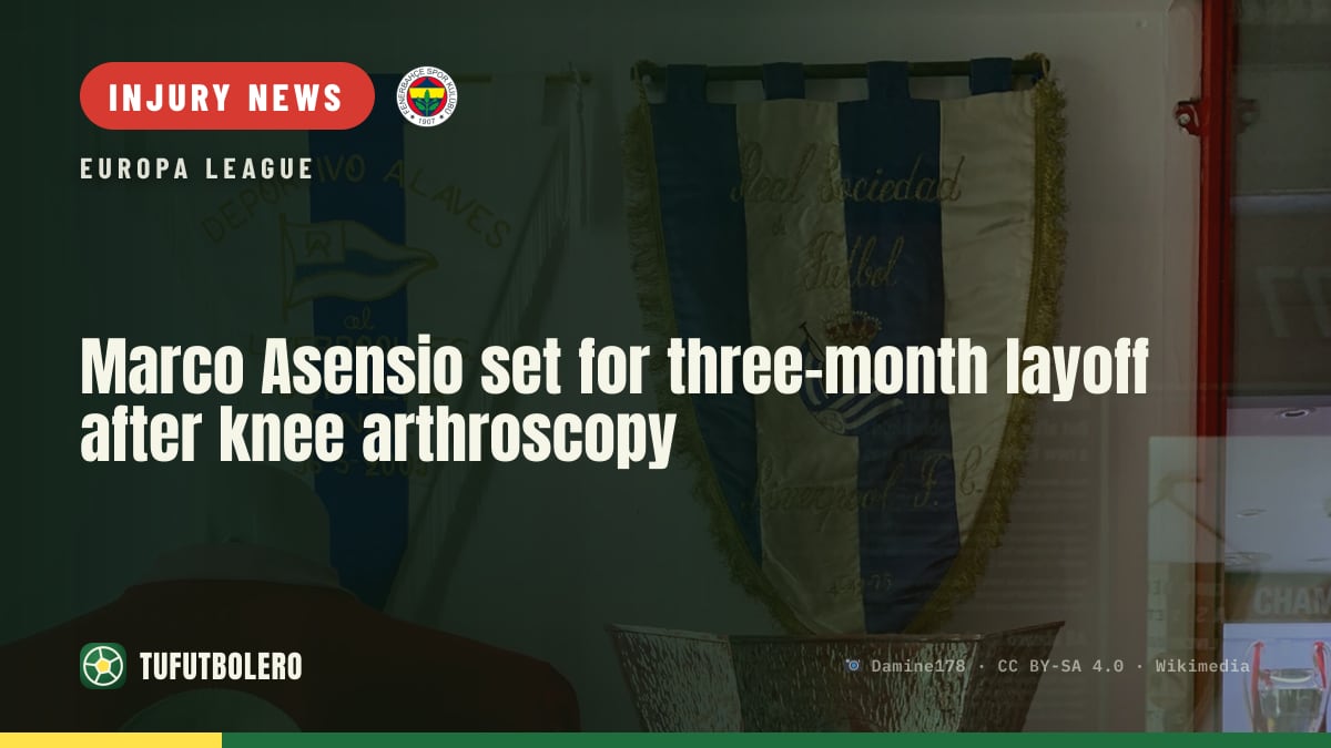 Marco Asensio set for three-month layoff after knee arthroscopy
